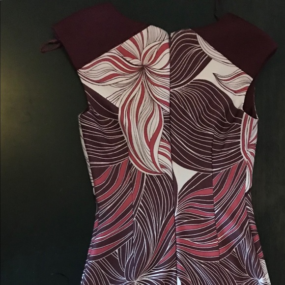 Pink patterned sheath dress - Picture 2 of 2